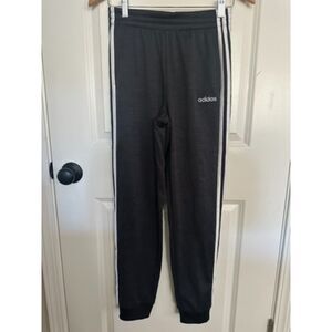 Adidas Youth Adidas Iconic Jogger Pants - Grey & Classic Stripes Size 14/16 (L)